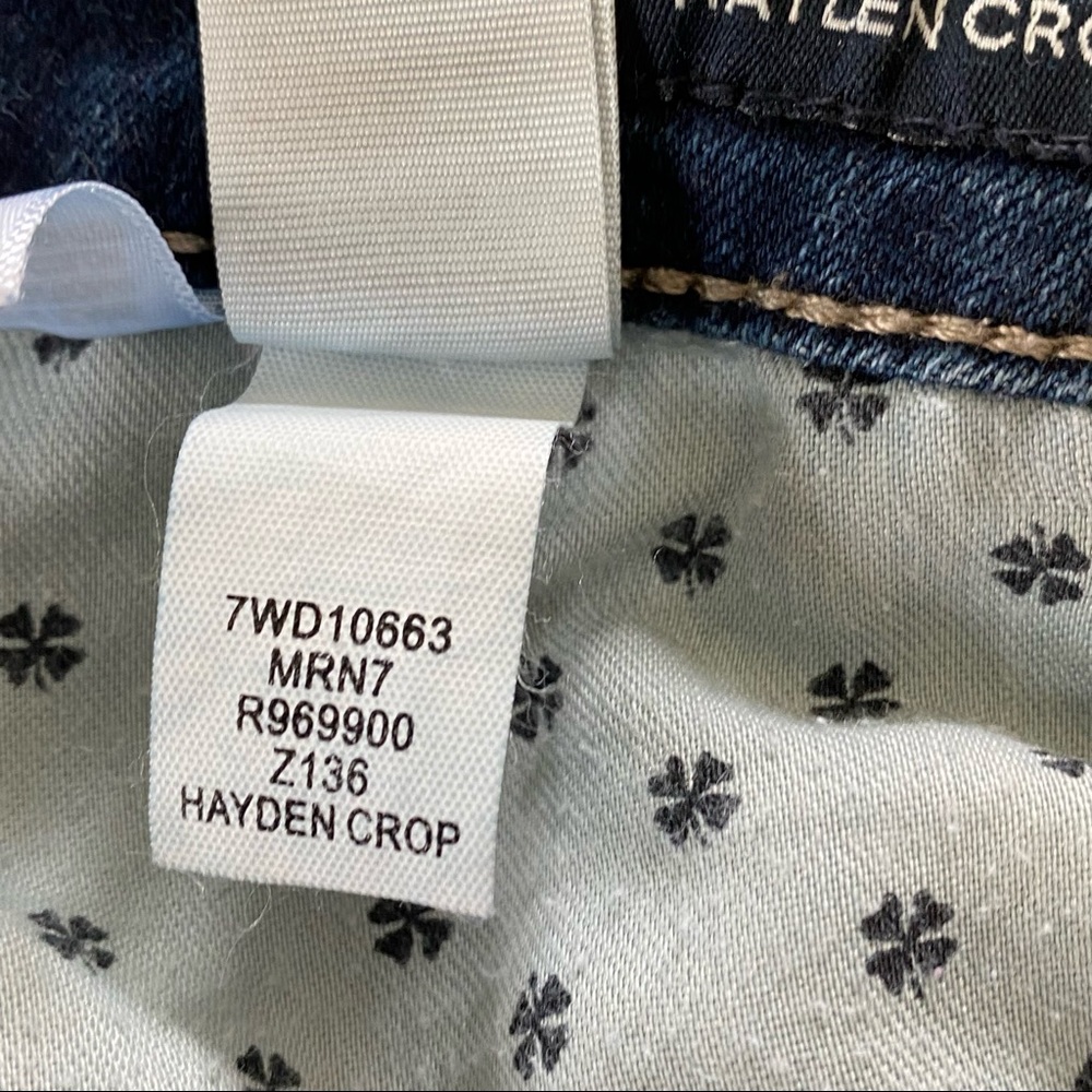 Lucky Brand High Waist Hayden Crop Blue Jeans Size 6/28 with MEASUREMENTS! - Picture 8 of 13
